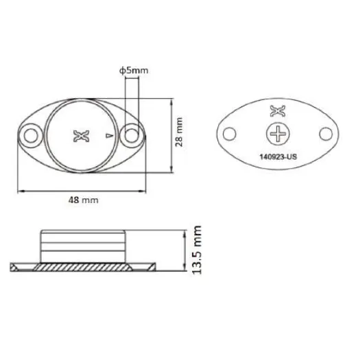 Xerafy Roswell Autoclavable(X1114-US143-H3, Alien Higgs-3)