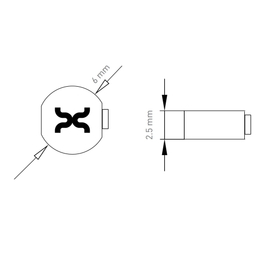 Xerafy XS Dot (X4102-US000-U8, NXP Ucode 8)